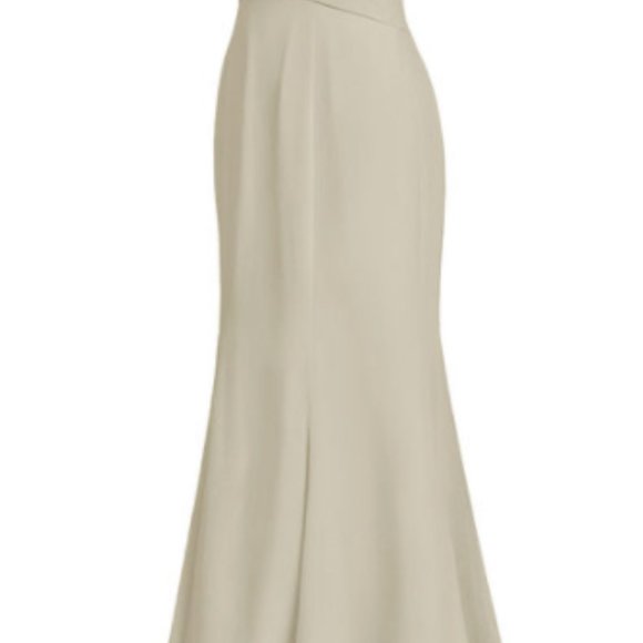 Azazie Taupe Bridesmaid Dress NWT - Picture 3 of 3